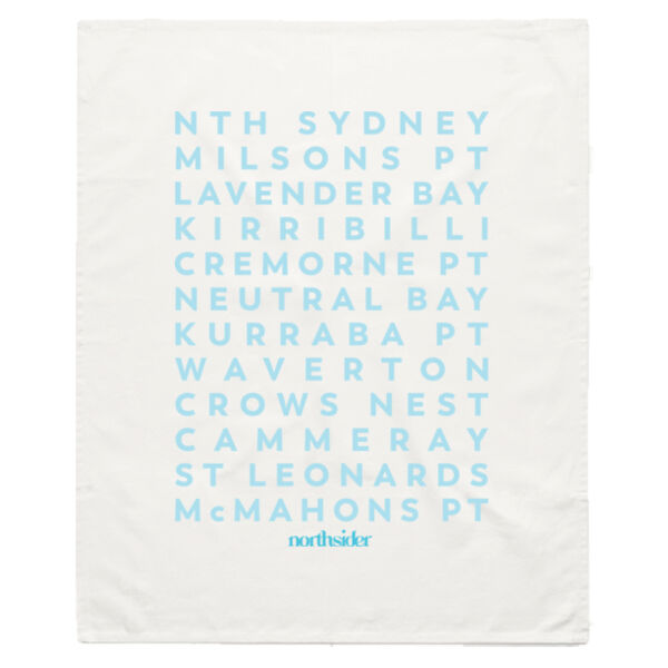 Northsider Suburbs Tea Towel Thumbnail